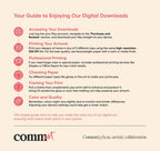 Guest Check Wall Art Set | dopamine decor, dining room decor, 2 piece printable poster, digital download, guest check prints