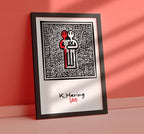 Keith Haring Print, Keith Haring Poster, pop art |  Printable Wall Art, Iconic Haring Style for Modern Home Decor