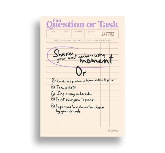 Guest Check Wall Art Set | dopamine decor, dining room decor, 2 piece printable poster, digital download, guest check prints