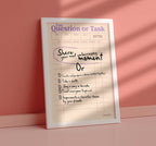 Guest Check Wall Art Set | dopamine decor, dining room decor, 2 piece printable poster, digital download, guest check prints