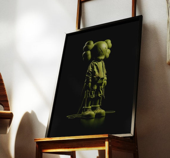 Kaws poster set of 3, Kaws figure | Kaws, 3 piece wall art, Kaws wall art, Kaws figure, digital download, Hypebeast figure