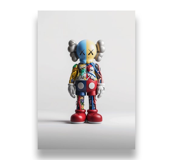 Kaws poster set of 3, Kaws poster | Kaws, 3 piece wall art, Kaws wall art, Kaws figure, digital download, Kaws figure, Hypebeast