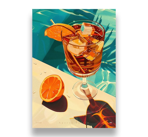 aperol spritz print, cocktail print | cheers print, 3 piece wall art, cocktail recipe, signature drink, set of 3, digital download