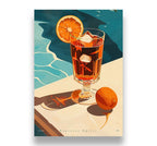 espresso spritz, cocktail print | 3 piece wall art, bar cart print, cocktail poster, signature drink, digital download, set of 3