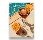 espresso spritz, cocktail print | 3 piece wall art, bar cart print, cocktail poster, signature drink, digital download, set of 3