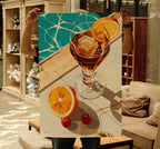 espresso spritz, cocktail print | 3 piece wall art, bar cart print, cocktail poster, signature drink, digital download, set of 3