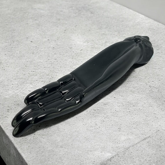 Hand Shaped Incense Holder, fall hosting decor | long incense burner, home decoration, housewarming gift, concrete home decor, 15B