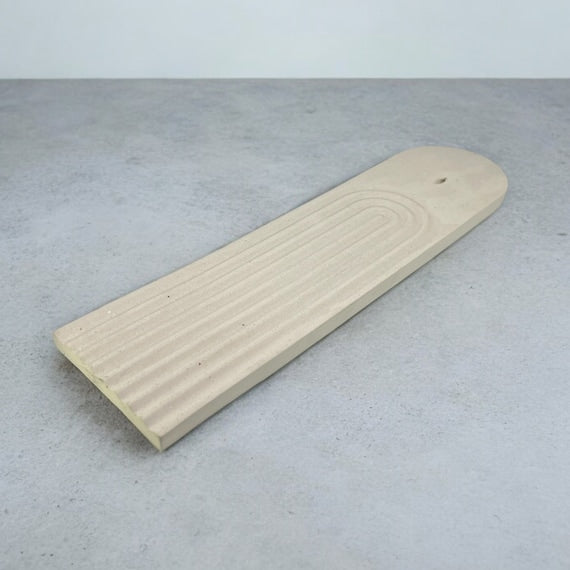 Round Shaped Incense Holder|fall hosting decor, long incense burner, concrete decor, housewarming gift, home decoration, 10 color opts, 15B