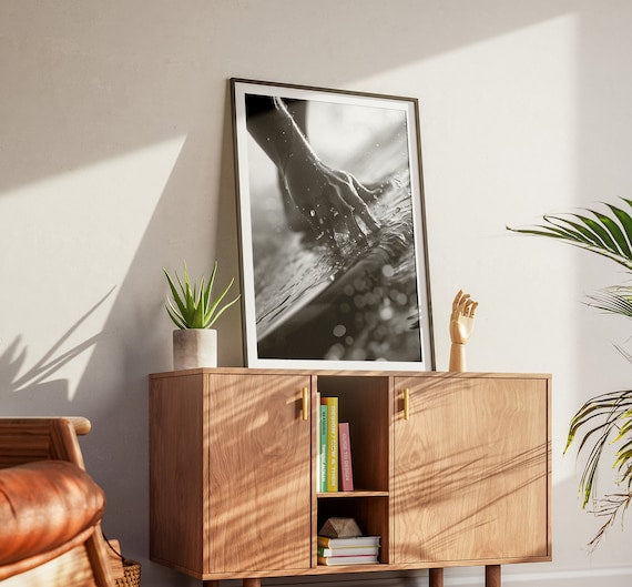 surf poster, beachy wall art | 3 piece wall art, costal print, surf print, digital download, surf wall art