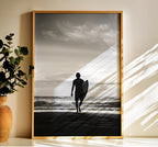 surf poster, beachy wall art | 3 piece wall art, costal print, surf print, digital download, surf wall art