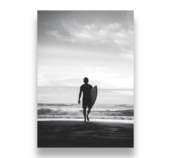 surf poster, beachy wall art | 3 piece wall art, costal print, surf print, digital download, surf wall art