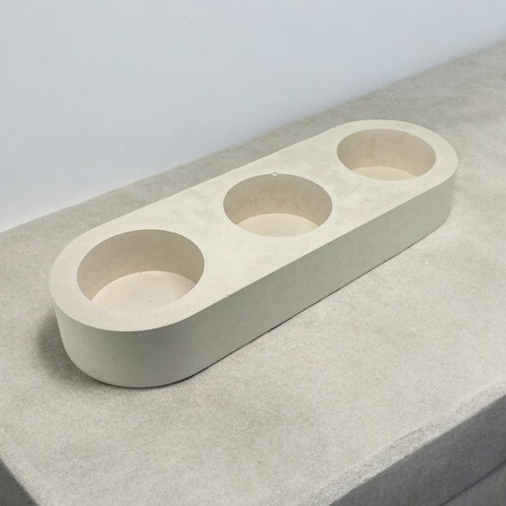 Double Side Candle Holder, Candle Holders |concrete home decor, housewarming gift, small home gifts, home decoration, 15B