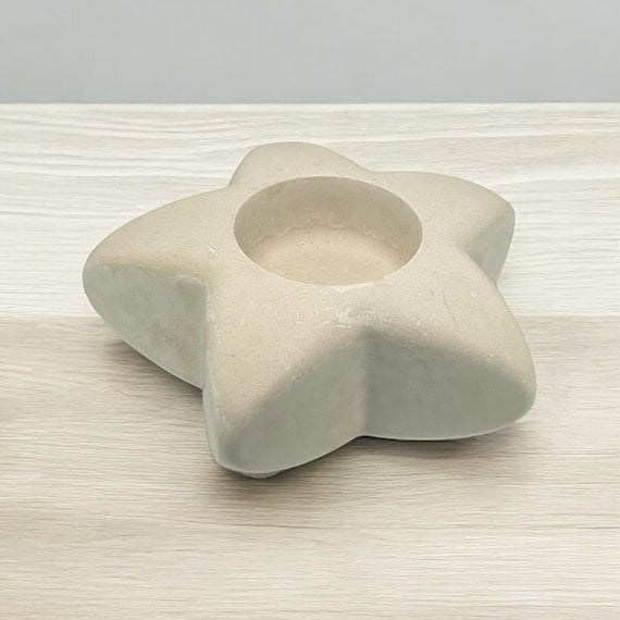 Triple Candle Holder | 9 color opts, housewarming gift, concrete home decor, candle holders, small home gifts, home decoration, 15B