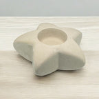 Heart-Shaped Candle Holder Set - Small Concrete Home Decor for Housewarming, Best Holiday Gift, Mini Candle Holders for Cozy Vibes, 15B