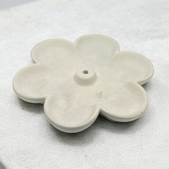 Daisy Shaped Incense Holder, backflow incense burner | meditation gift, home decoration, small incense holder, 8 color options, 15B