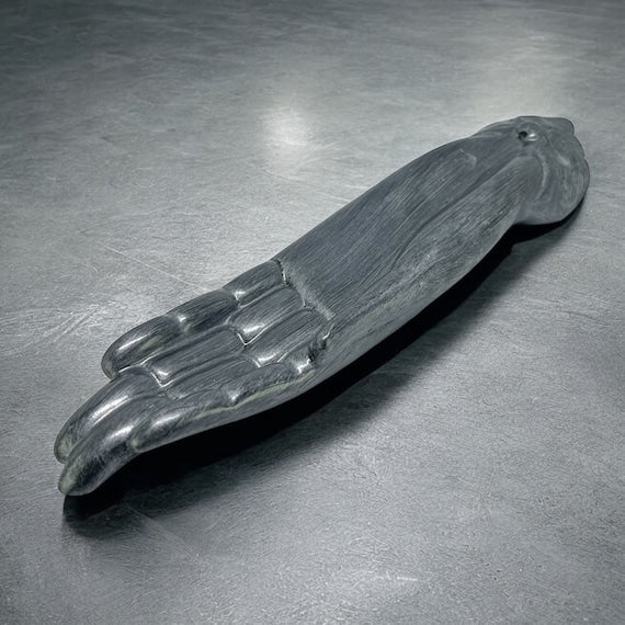 Hand Shaped Incense Holder, fall hosting decor | long incense burner, home decoration, housewarming gift, concrete home decor, 15B