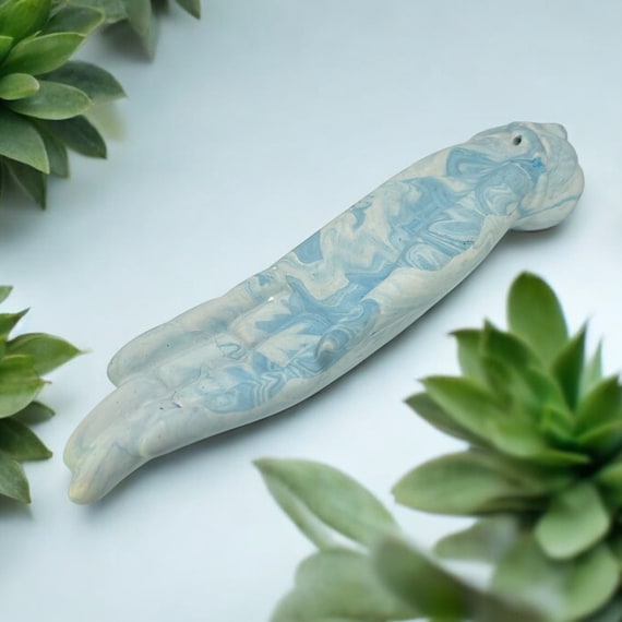 Hand Shaped Incense Holder, fall hosting decor | long incense burner, home decoration, housewarming gift, concrete home decor, 15B