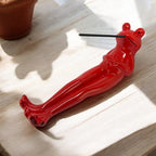 Frog shaped-Incense Holder | long incense burner, 9 color opts, housewarming gift, cute incense holder, small animal incense holder, 15B