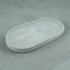 Handmade Perfume Tray - Decorative Tray, Modern Concrete Jewelry Organizer, Mini EDC & Key Tray, Perfect Housewarming Gift, 15B