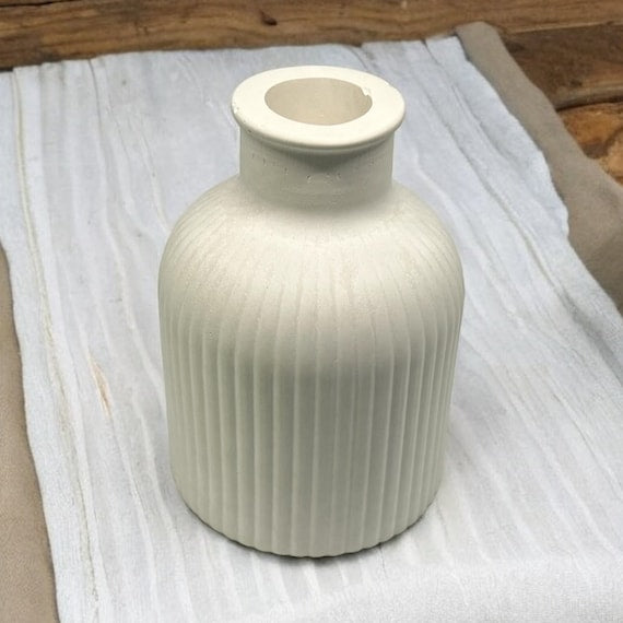 Concrete Candlestick Holder & Vase - Perfect Housewarming or Holiday Gift, Small Home Decor, Mini Candlestick for Modern Home Decoration,15B