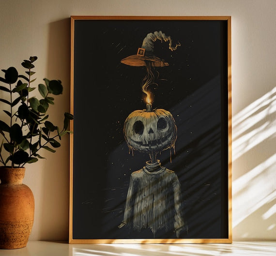 Spooky Halloween Pictures | halloween decoration, printable halloween decor, pumpkin print, halloween spooky poster, home decor