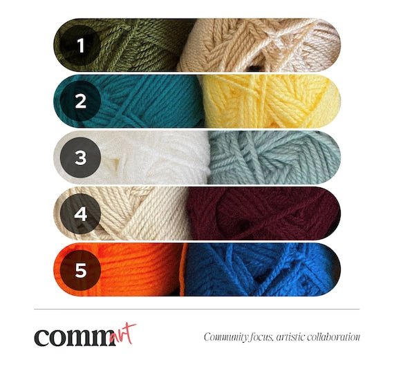 Tufted Wall Hanging - Handmade Small Wall Mirror | fall hosting decor, home decor, colorful wall mirror, housewarming gift, wall decor