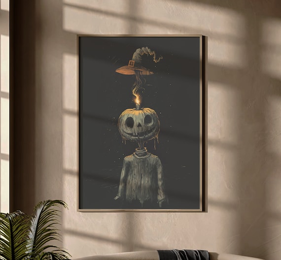 Spooky Halloween Pictures | halloween decoration, printable halloween decor, pumpkin print, halloween spooky poster, home decor