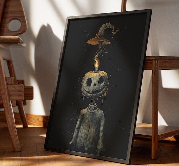 Spooky Halloween Pictures | halloween decoration, printable halloween decor, pumpkin print, halloween spooky poster, home decor