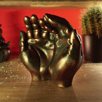 Fall Hosting Decor, EDC Tray | Hand-Shaped Key Tray, Key Organizer & Holder | housewarming and meditation gift, 15B