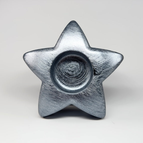 Star Shaped Candle Holder, Candle Holders|fall hosting decor, home decoration, housewarming gift, concrete home decor, best holiday gift,15B