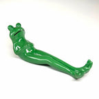 Frog shaped-Incense Holder | long incense burner, 9 color opts, housewarming gift, cute incense holder, small animal incense holder, 15B