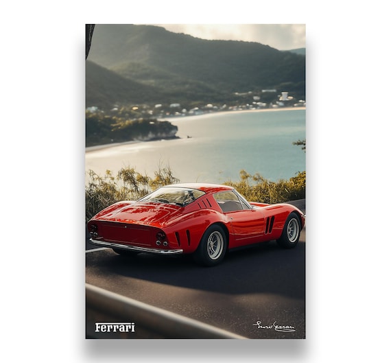 Ferrari Poster, set of 3 Car Poster, Wall Decor, 3 Piece Wall Art, Digital Download | Perfect for Car Lovers and Auto Enthusiasts