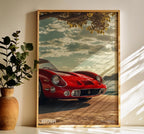 Ferrari Poster, set of 3 Car Poster, Wall Decor, 3 Piece Wall Art, Digital Download | Perfect for Car Lovers and Auto Enthusiasts