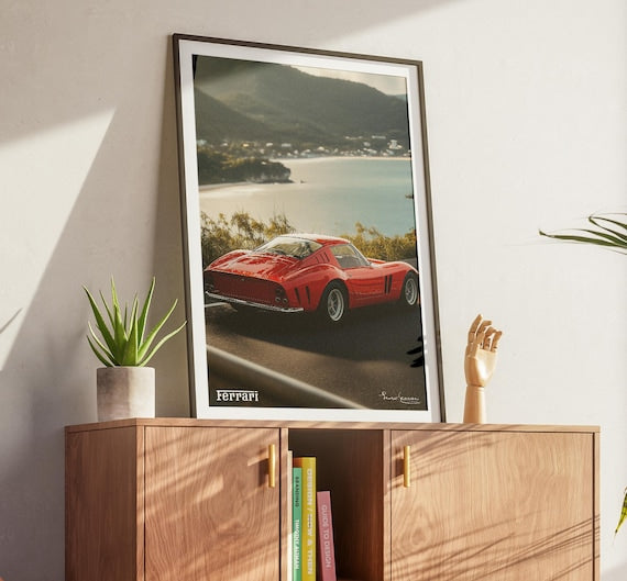 Ferrari Poster, set of 3 Car Poster, Wall Decor, 3 Piece Wall Art, Digital Download | Perfect for Car Lovers and Auto Enthusiasts